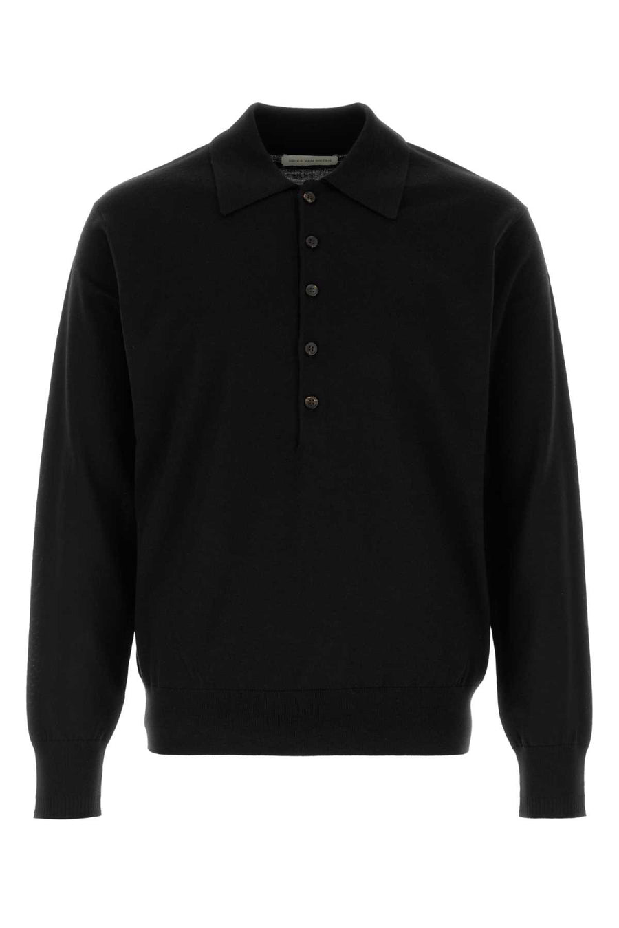 Black Wool Muano Sweater Exterior: Merino Maglie
