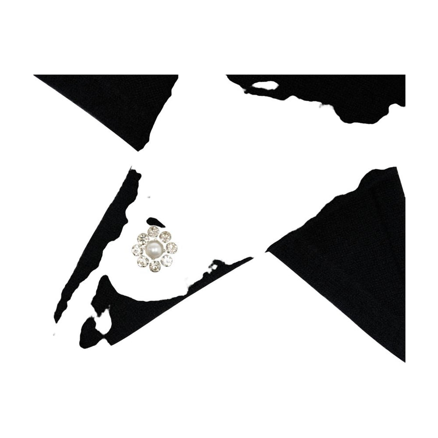 Simone Rocha cashmere scarf in black