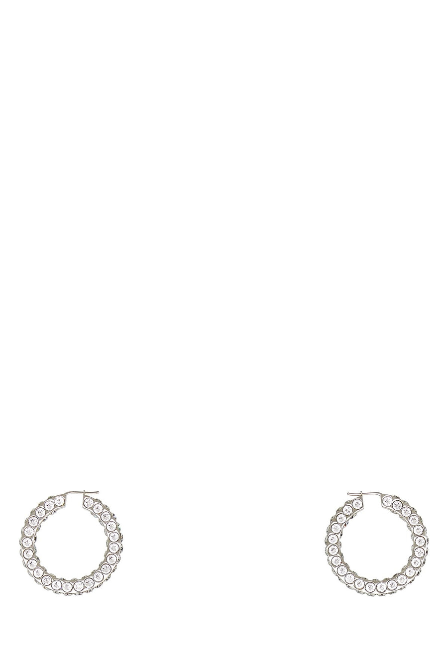 Amina Muaddi Whicrysilbase Alloy earrings in silver