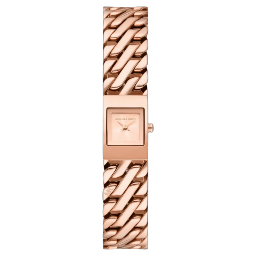Michael Kors Stainless steel case watch in rose gold
