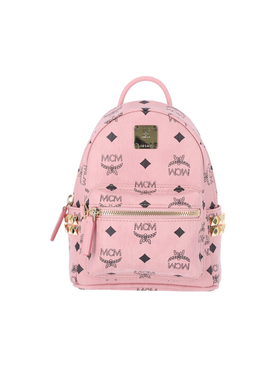 MCM 63% Polyurethane backpack in pink