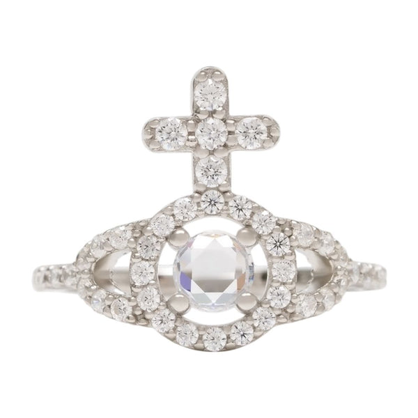 Vivienne Westwood silver ring in silver