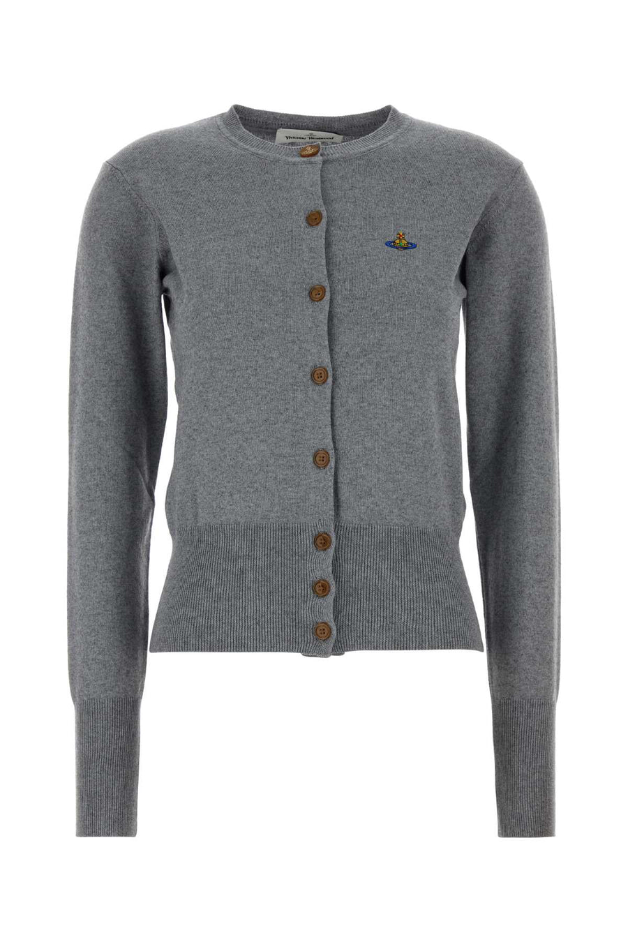 Vivienne Westwood Cardigan 85% Cotton cardigan in gray