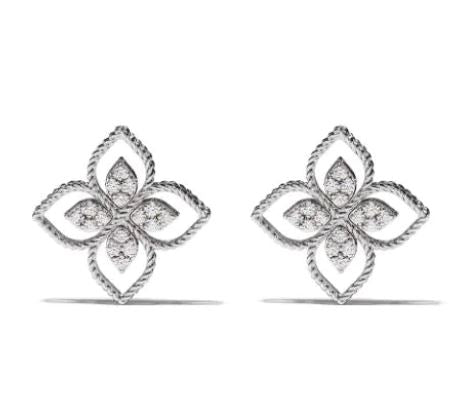 Roberto Coin 18kt white gold earrings in white