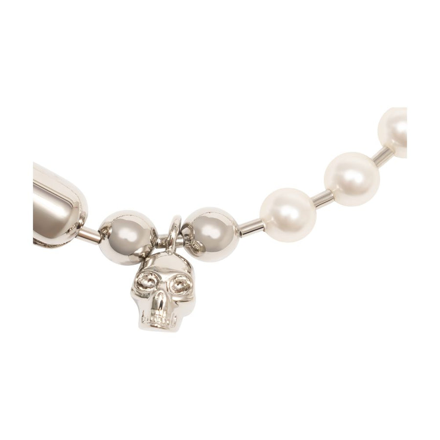 Alexander McQueen Metal bracelet in silver