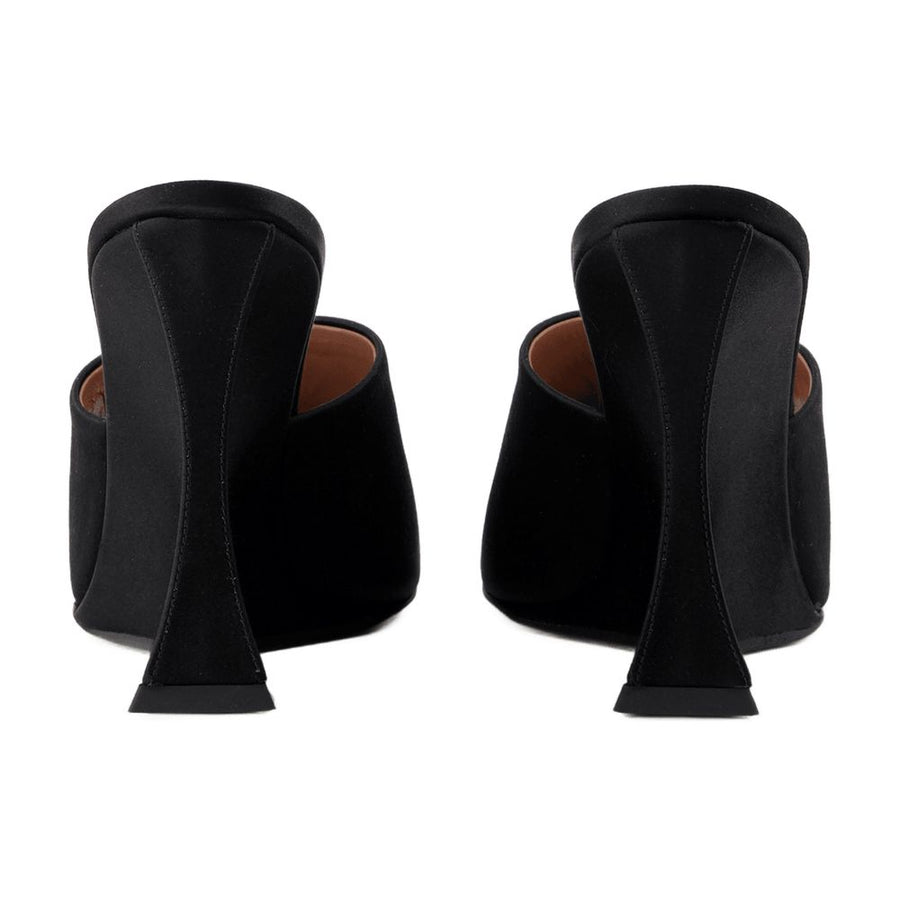Paris Texas Silk court shoe in black