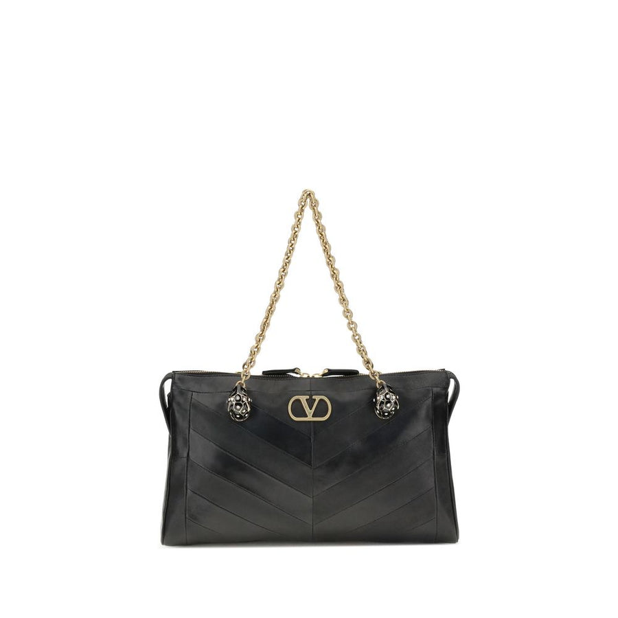 Valentino Garavani 100% Lamb Ovis Aries shoulder bag in black