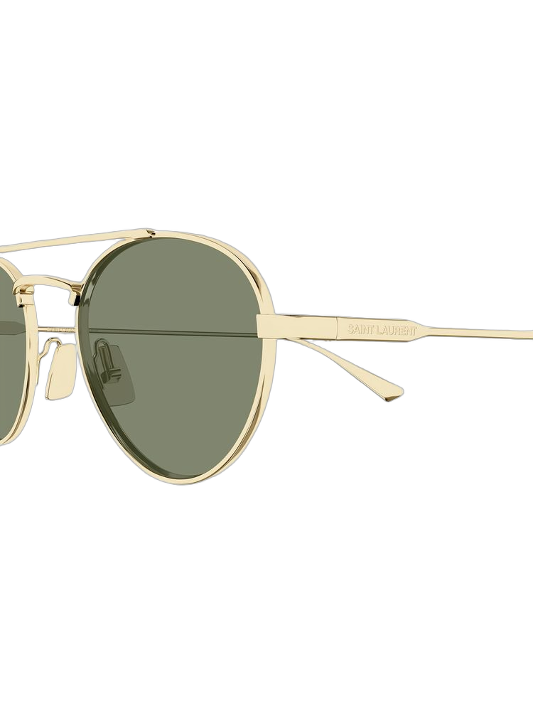 Saint Laurent SL Metal frame sunglasses in gold