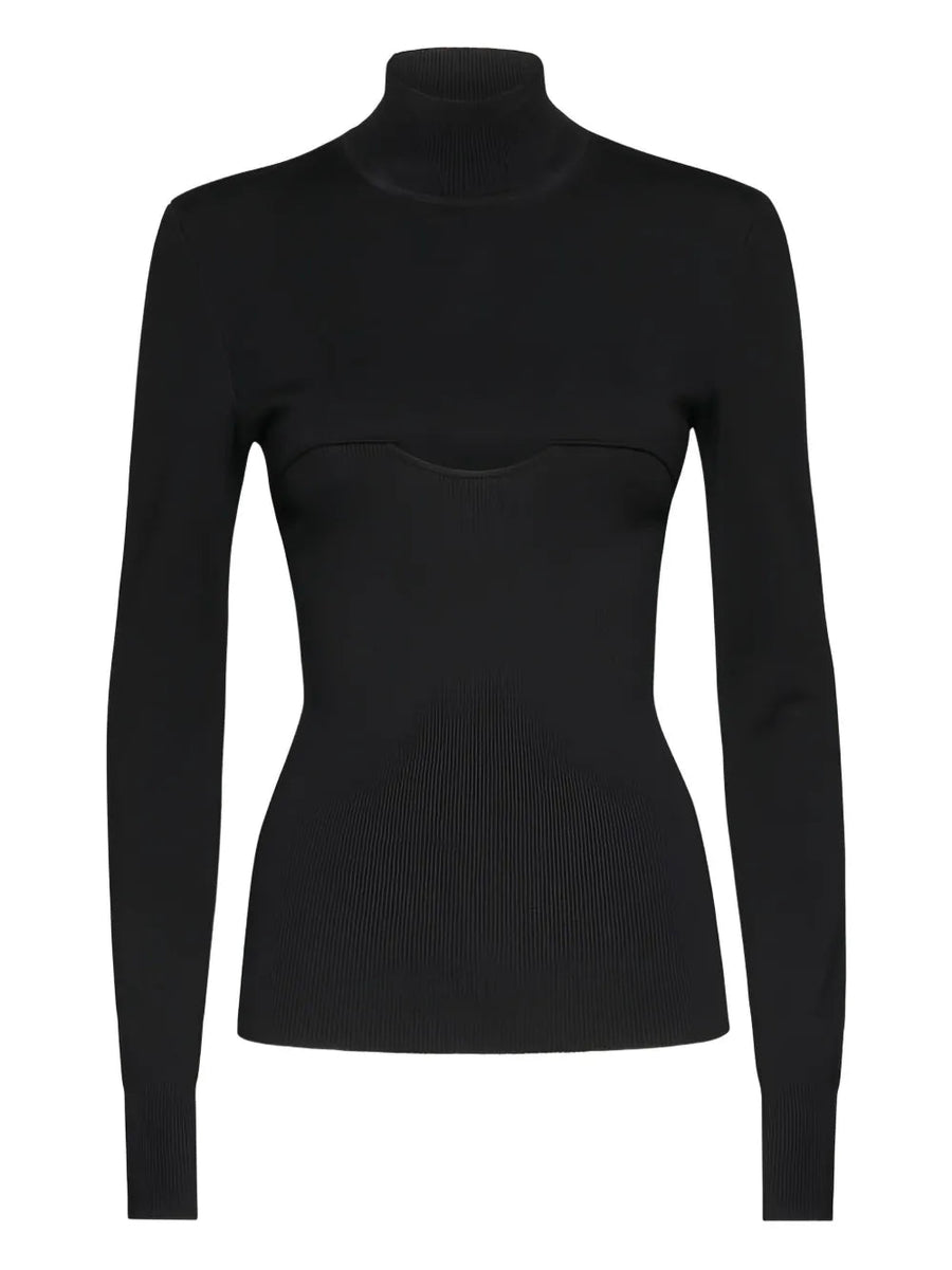 Ferragamo Wool sweater in black