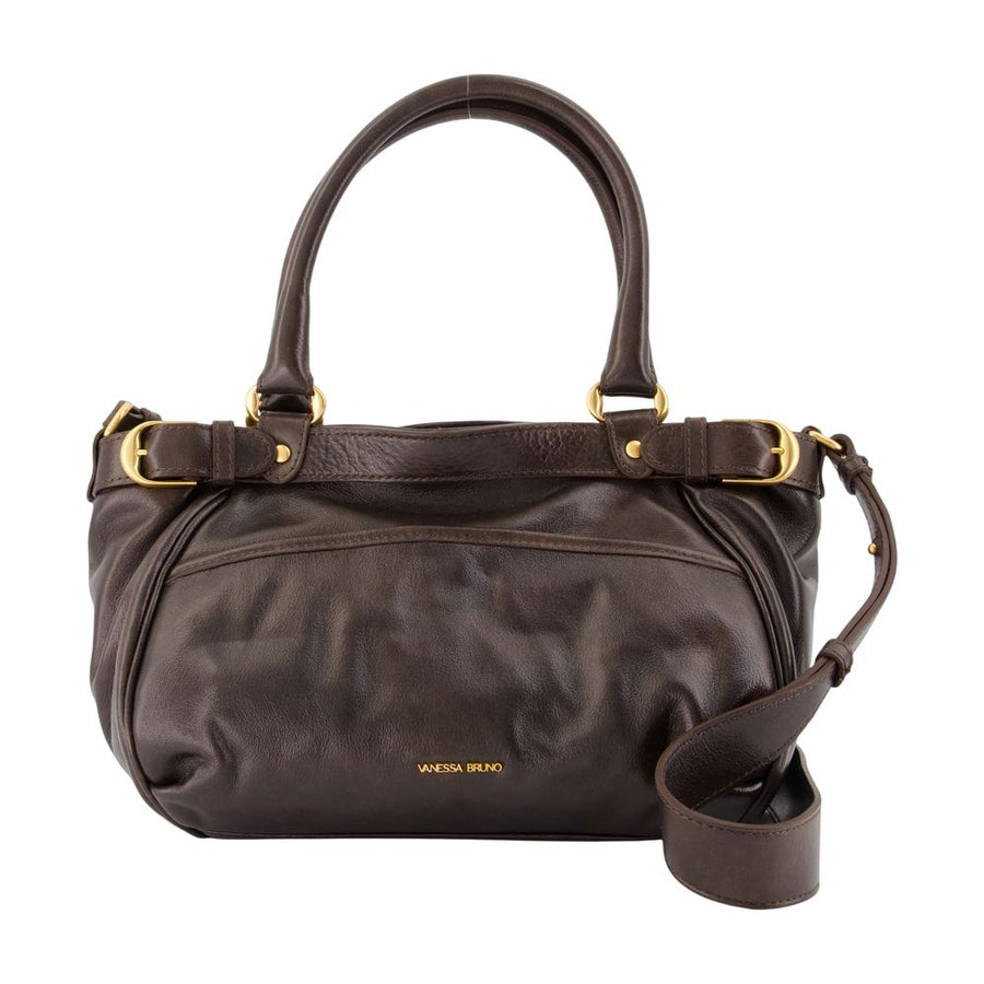 Lune 24h Bag - Vanessa Bruno Leather Brown Cowhide / Handbags-purses