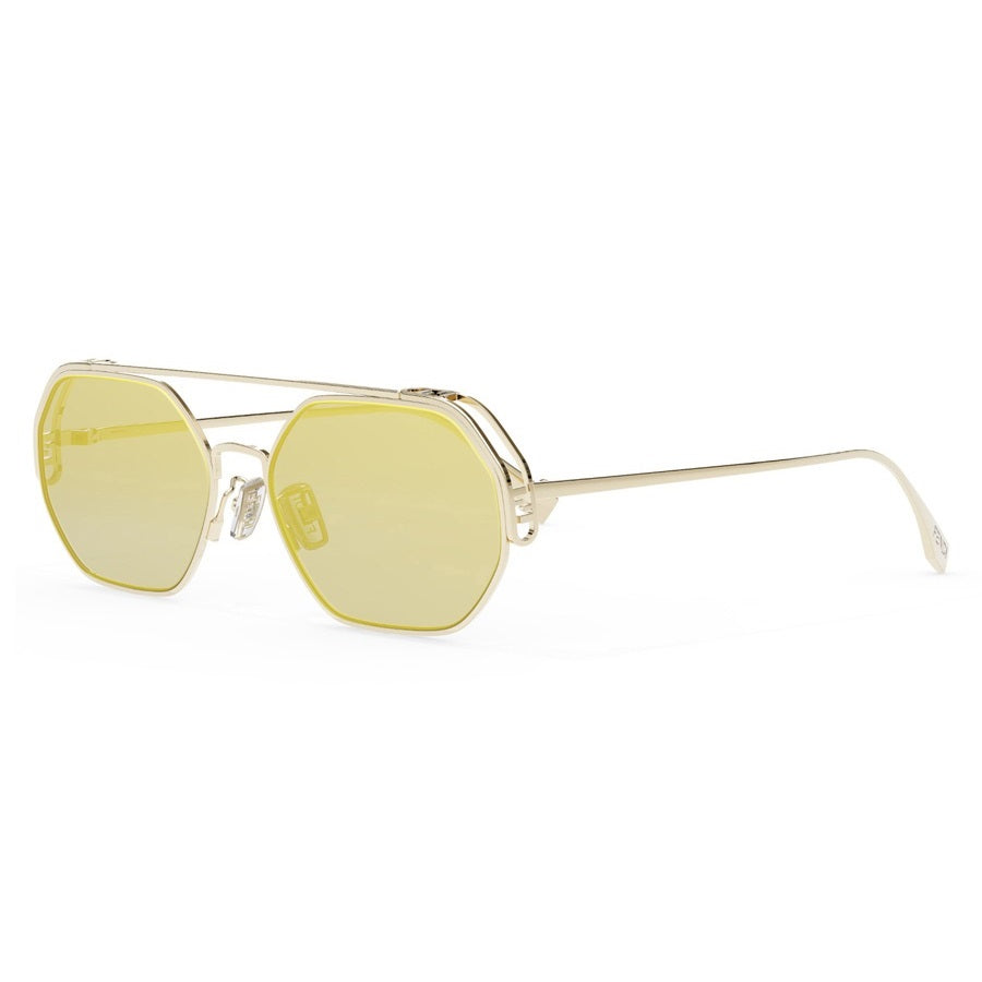Fendi sunglasses in gold