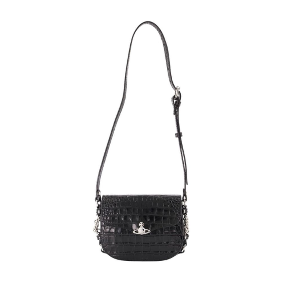 Hunter Crossbody - Vivienne Westwood Leather Black Calfskin Bags / Crossbodies