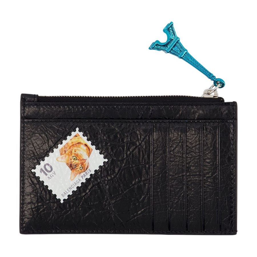 Cash Long Card Holder - Balenciaga Leather Multicolor Lambskin Accessories / Card-holder