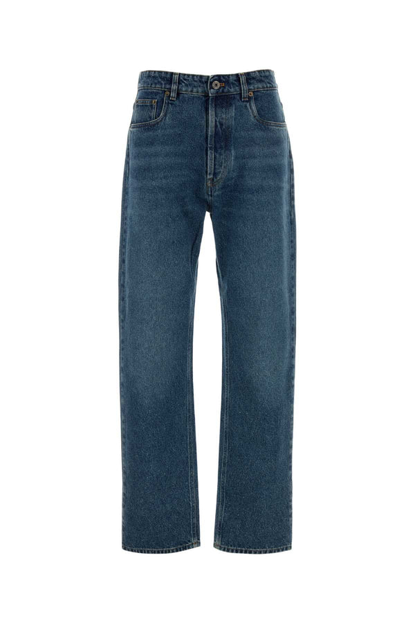 Denim Jeans Bleu Exterior: Cotton Pantaloni