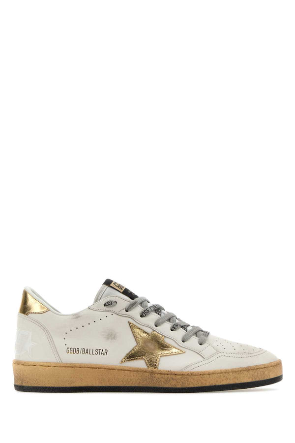 Golden Goose Deluxe Brand Leather Exterior: 100% Leather sneaker in white