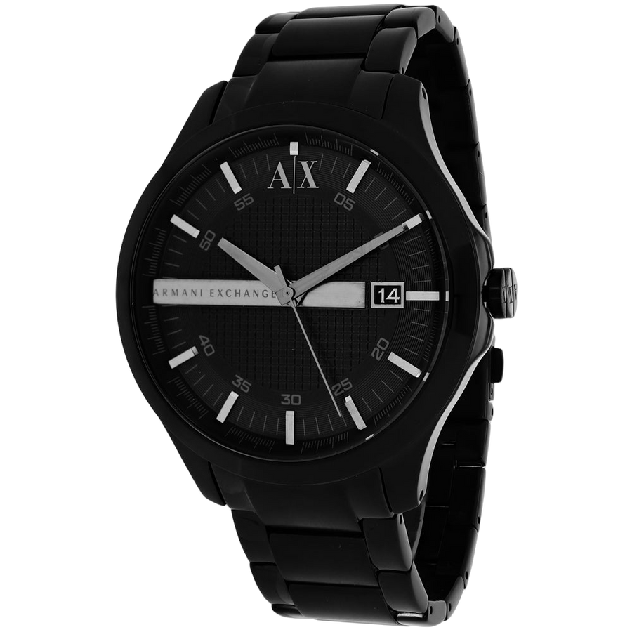 Armani Exchange Stainless steel case watch in black