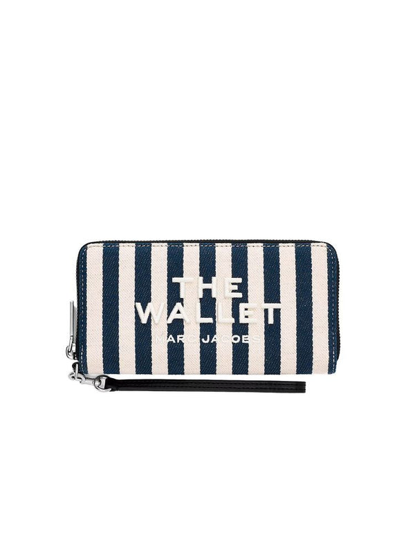 Marc Jacobs 100% Cotton wallet in navy