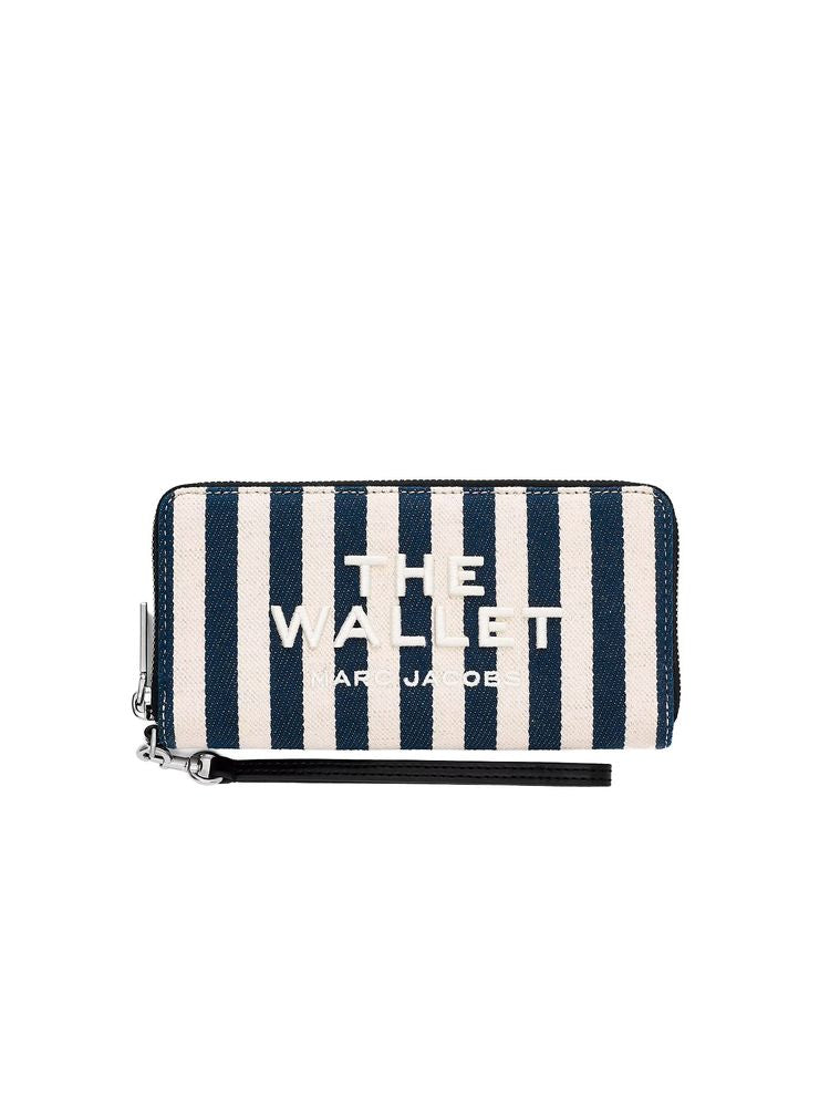Marc Jacobs 100% Cotton wallet in navy