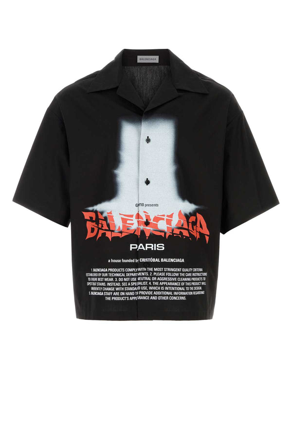 Balenciaga 100% Cotton shirt in black