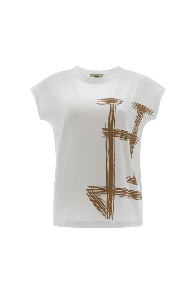 Herno 95% CO - 5% EA t-shirt in white