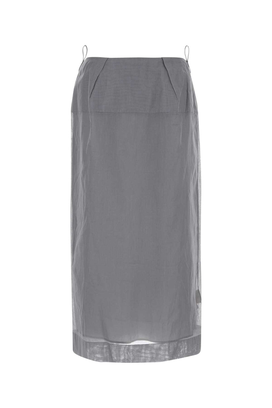 Carven Exterior: 100% Cotton skirt in gray