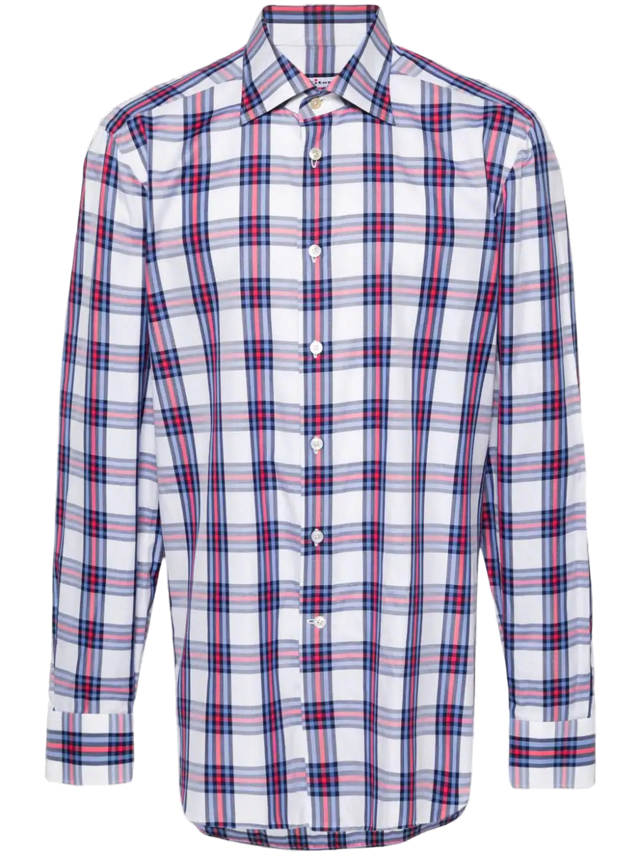 Kiton Cotton 100% shirt in white
