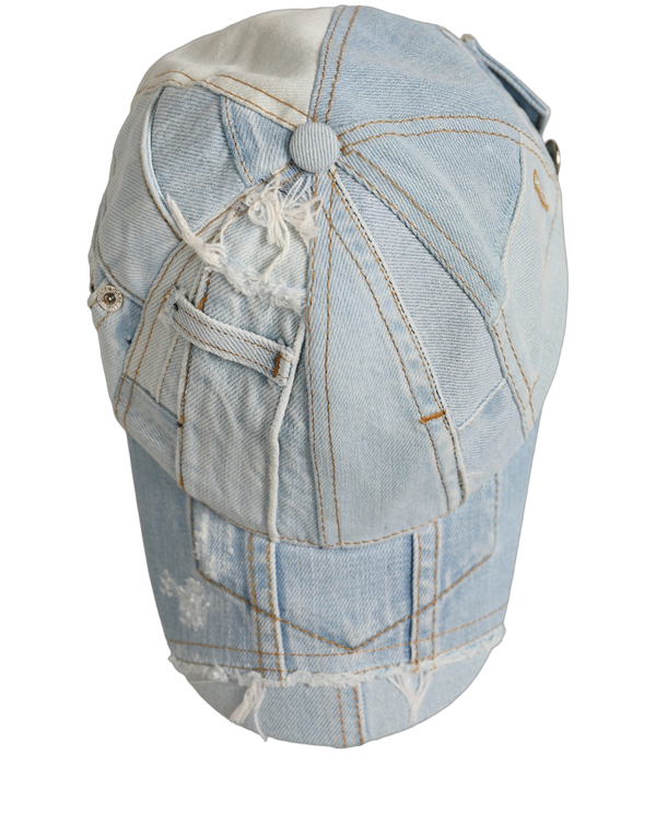 Dolce & Gabbana HAT10056 100% Cotton baseball cap in blue