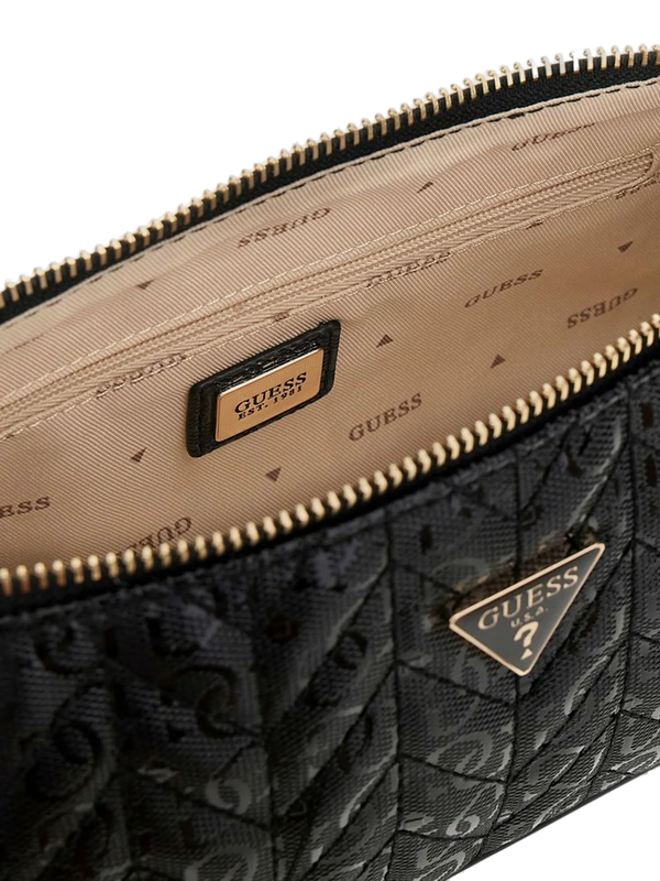 Guess 100% Polyurethane shoulder bag in black