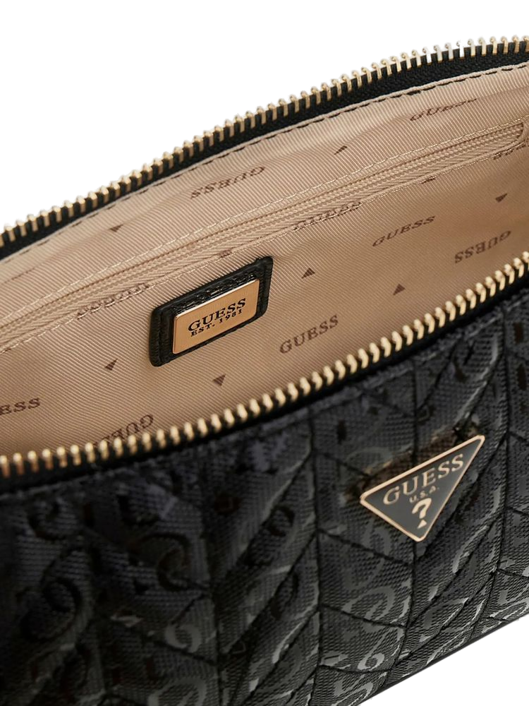 Guess 100% Polyurethane shoulder bag in black