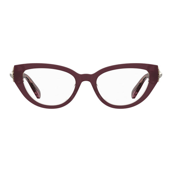 Moschino MOS631 eyeglasses in burgundy