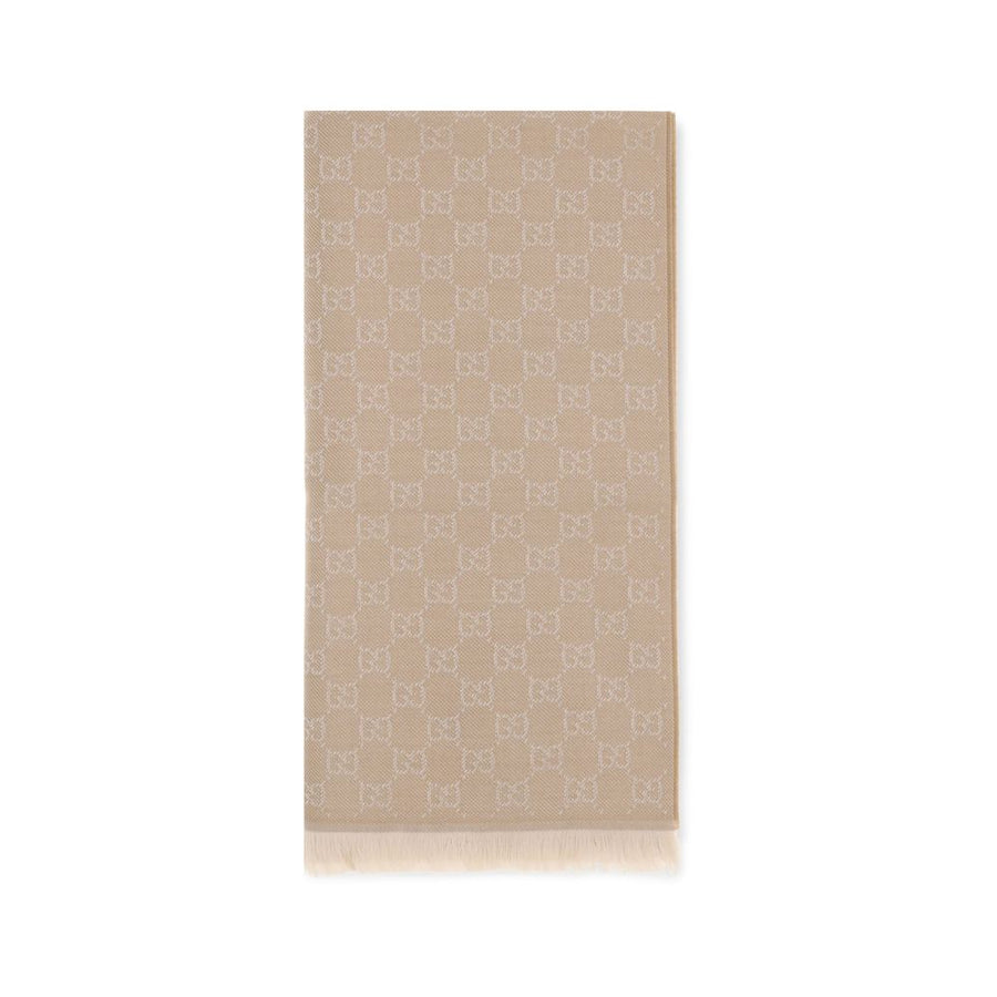 Beige Wool Oves Aries Foulard Accessory