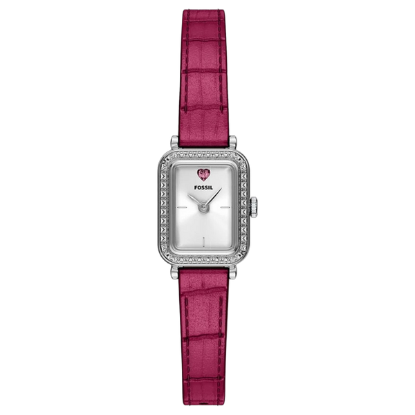 Fossil watch in silver