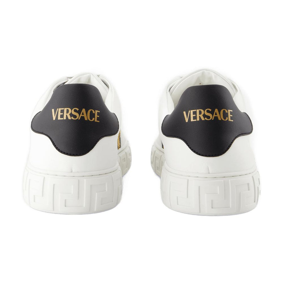 Versace Canvas sneakers in white