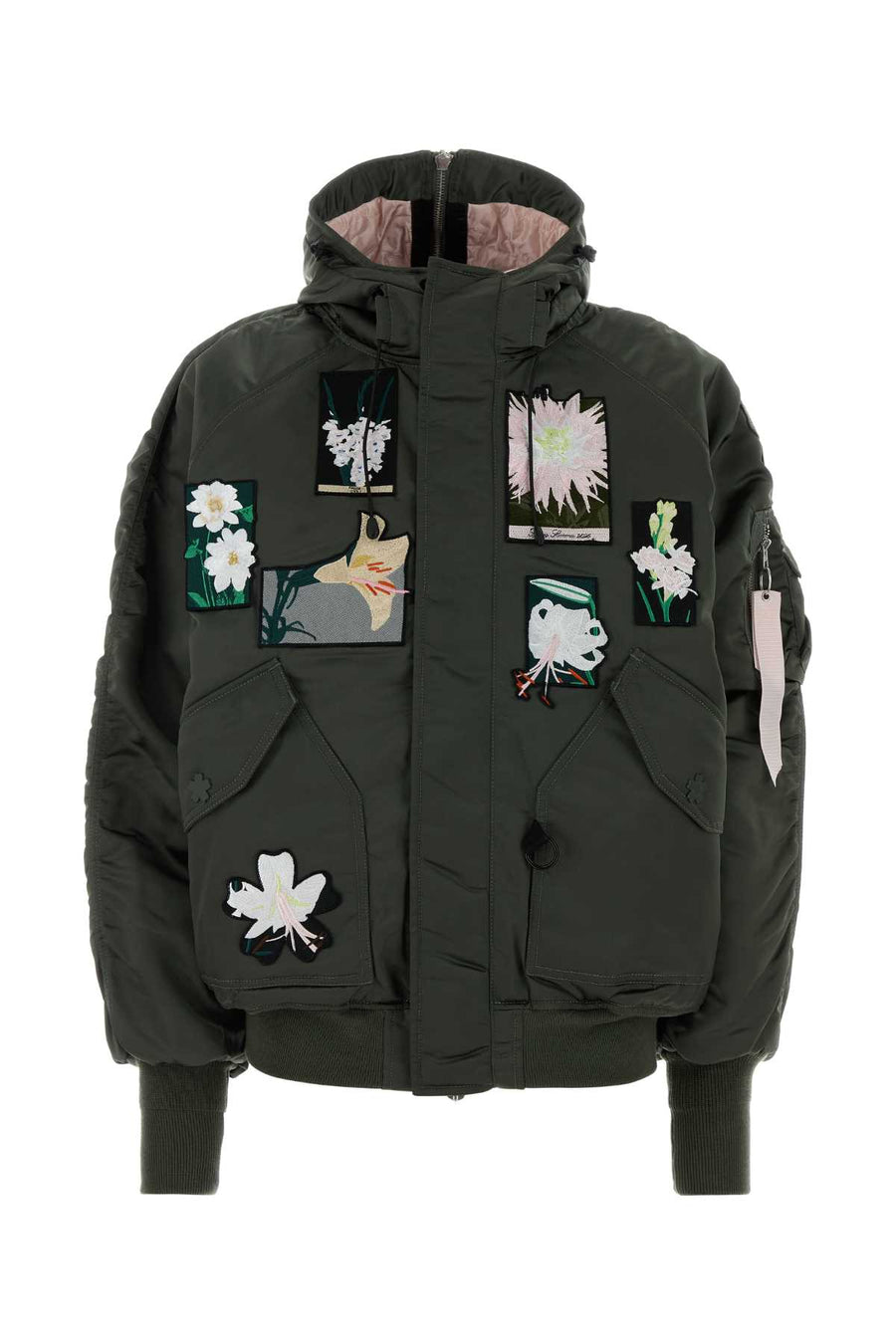 Cecilie Bahnsen By Alpha Industries Patch Exterior: 100% Nylon down jacket in green