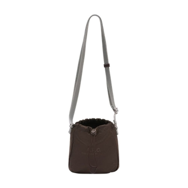 A.P.C. Nylon crossbody bag in brown