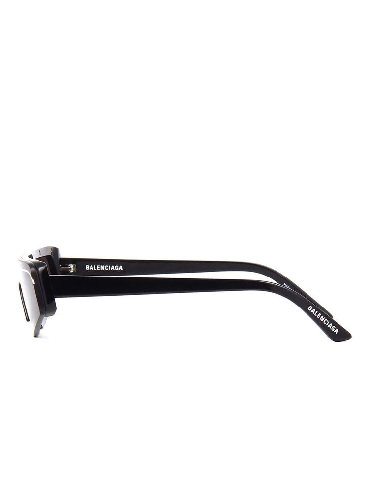 Balenciaga BB0003S Frame: Recycled Acetate; Lenses: Nylon sunglasses in black