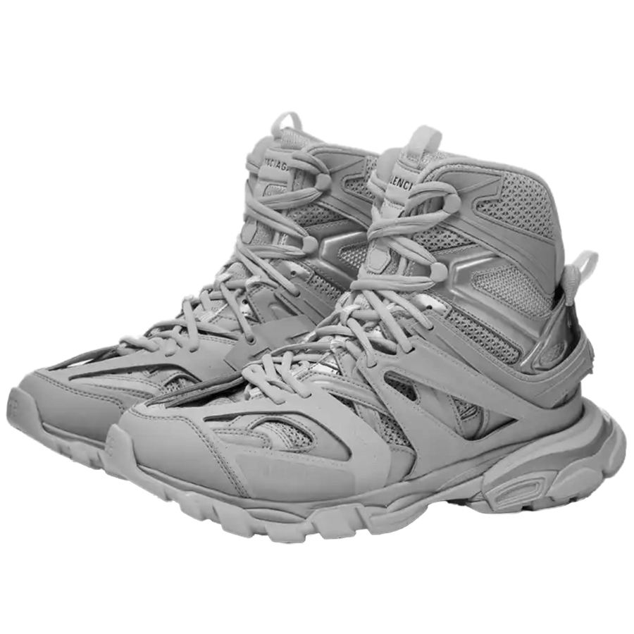 Balenciaga 75% polyurethane boot in gray