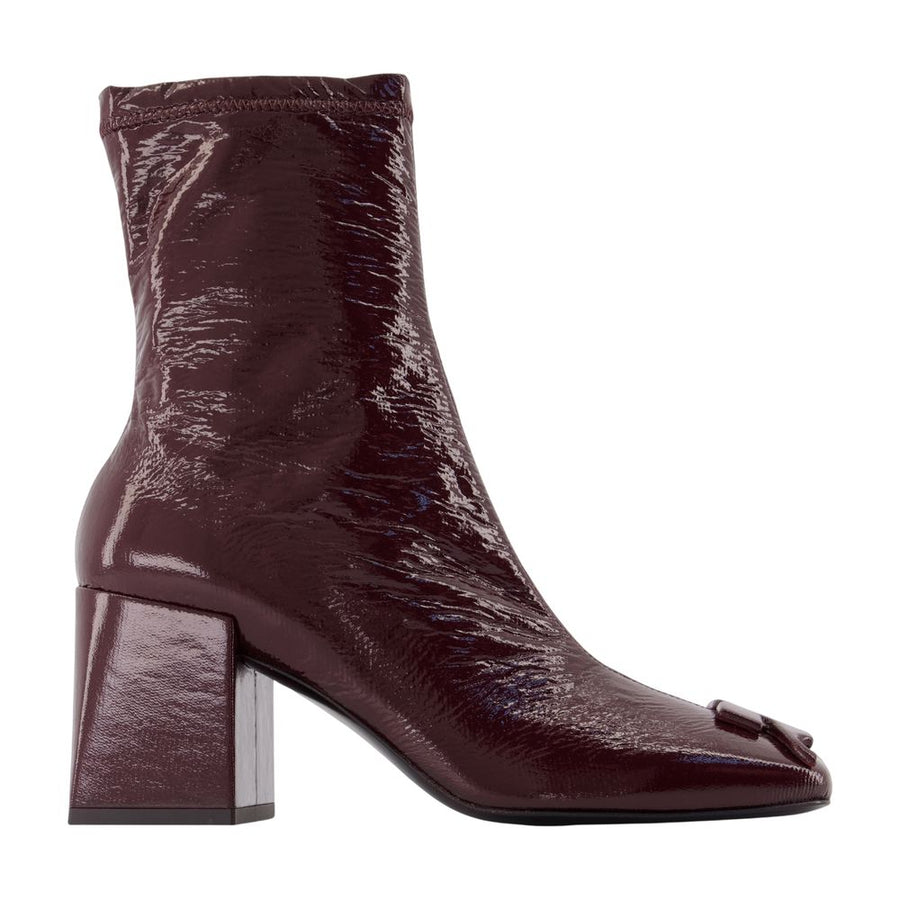 Courreges Synthetic ankle boot in burgundy