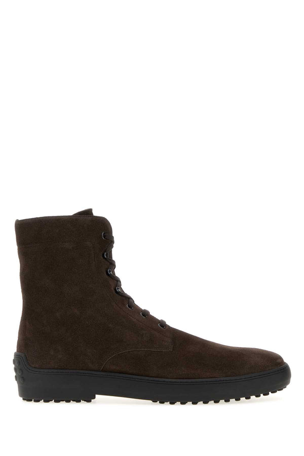 Tod's Winter Exterior: 100% Suede; Interior: 100% Leather; Sole: Rubber boots in brown