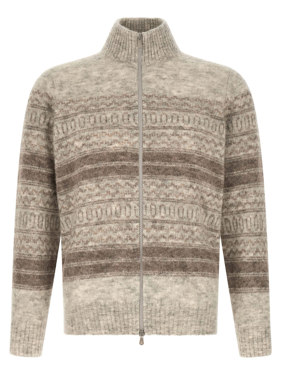 Brunello Cucinelli Alpaca cardigan in beige