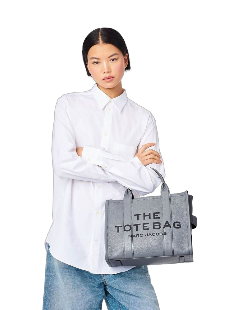 Marc Jacobs 100% Cow Leather tote bag in gray