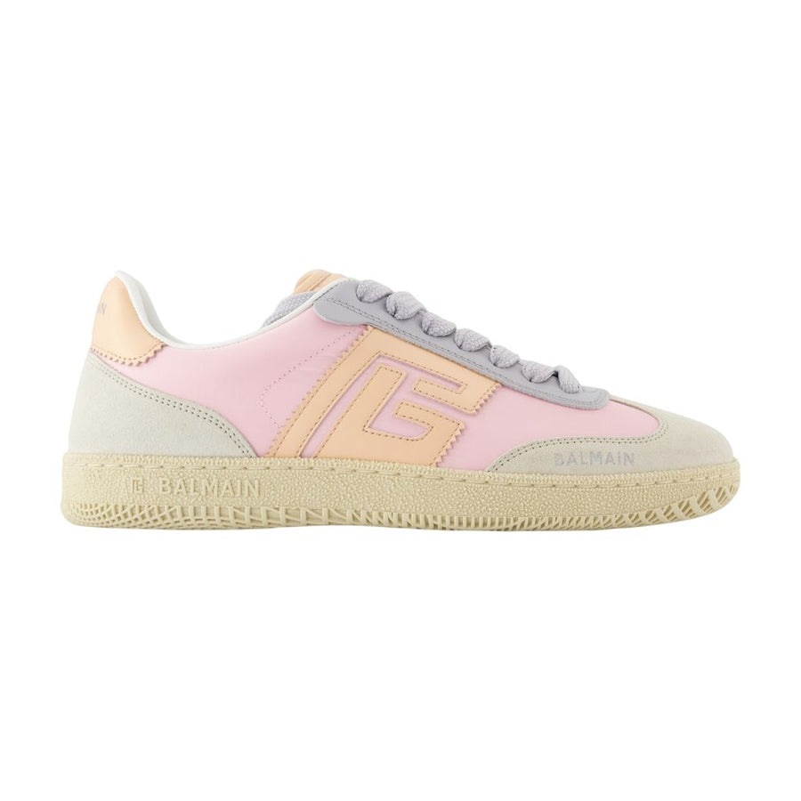 Balmain Calfskin sneaker in pink