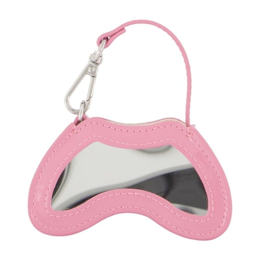 Diesel Faux leather charm in pink