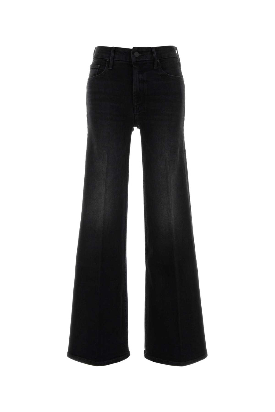 Black Stretch Denim The Roller Sneak Jeans Nero