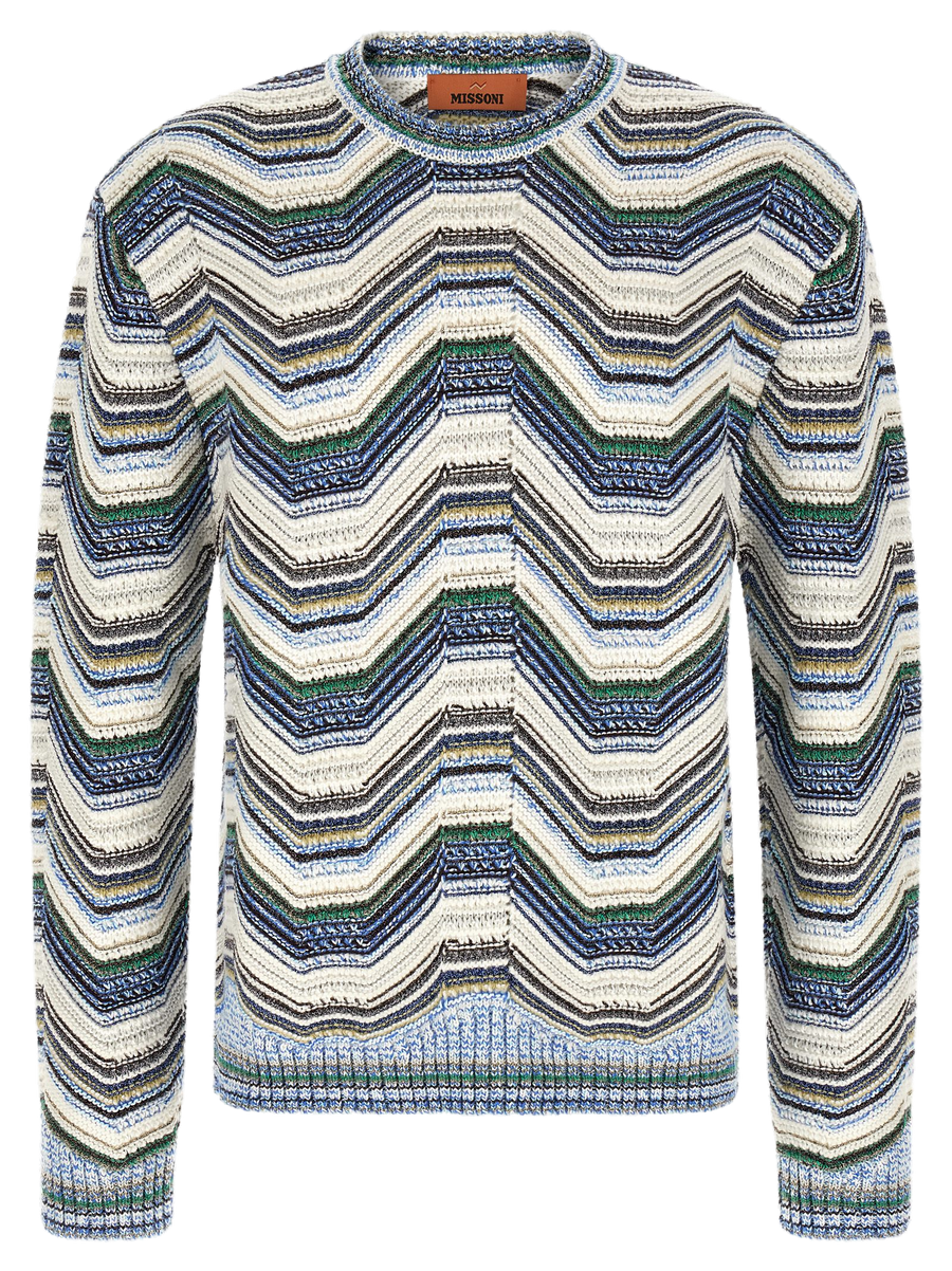 Missoni 40% wool sweater in multicolor