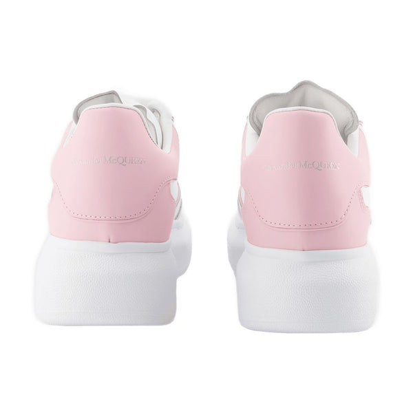 Alexander McQueen calfskin sneakers in white