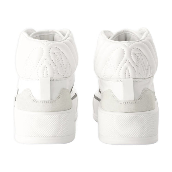 Alexander McQueen Calfskin sneaker in white