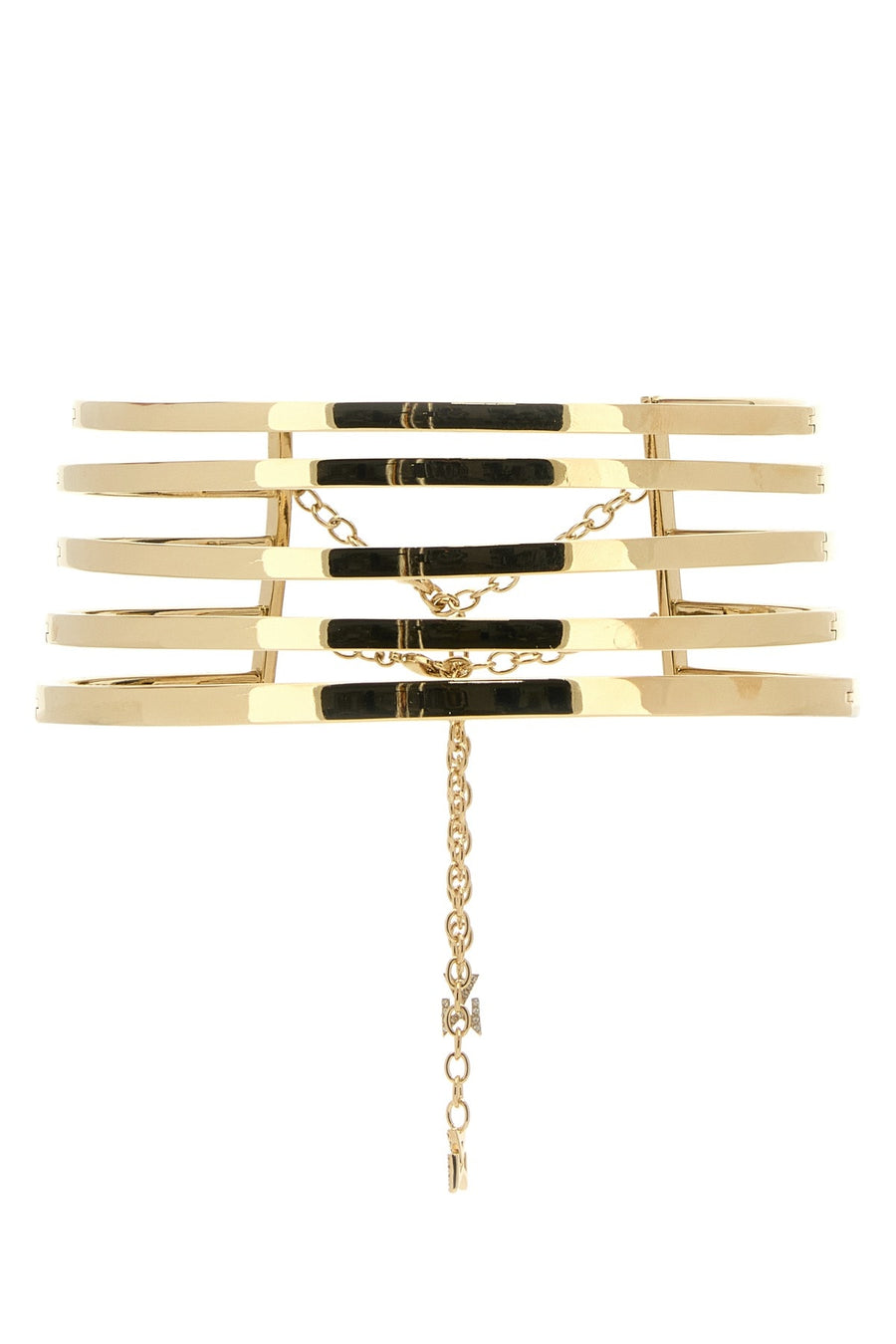 Amina Muaddi Goldbase necklace in gold