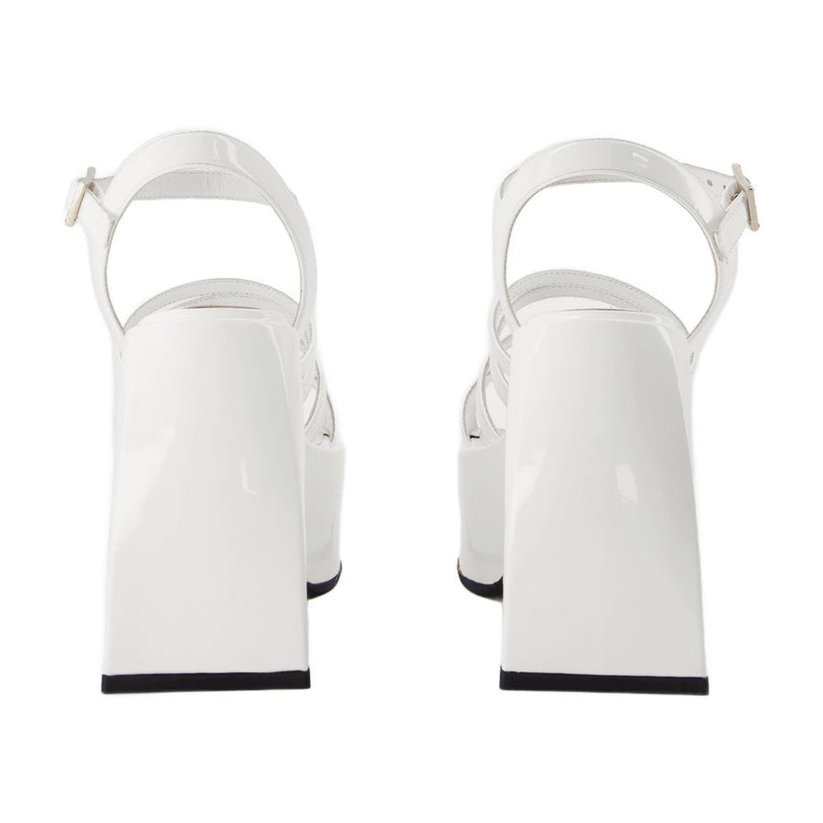 Nodaleto Leather heel in white