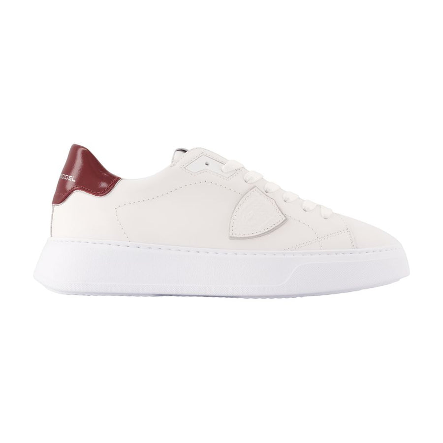 Philippe Model Leather sneaker in white
